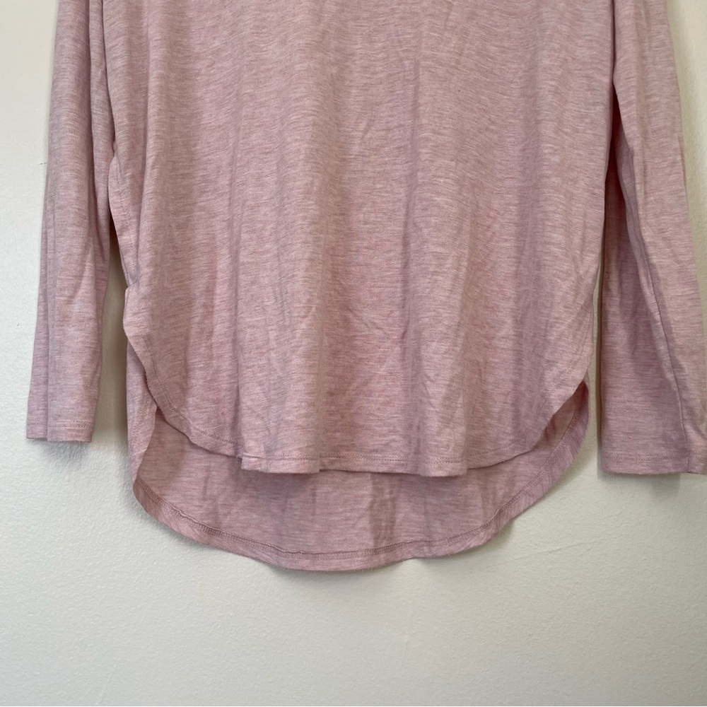 Faded Glory | Pink Hi Low Long Sleeve Tee | Size Small - Picture 7 of 13